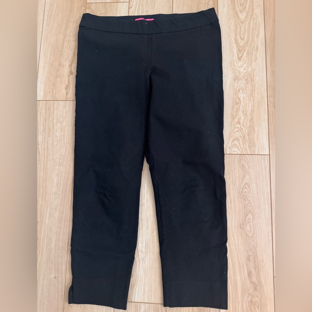 Lilly Pulitzer Black Cropped Ankle Pants